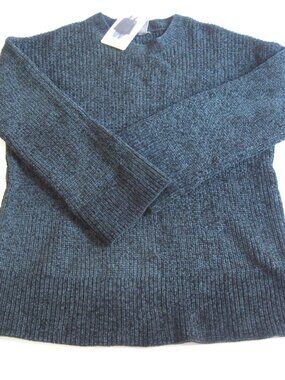 Matty M Women's The Chenille Crew Neck Sweater, Hunter (Green), Size S, NEW